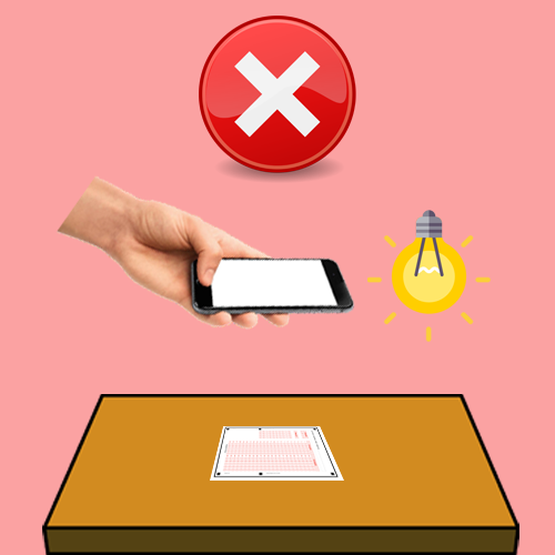Do not place paper under or near the light source. this causes reflections in the encoded areas